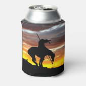 Atemberaubender Sonnenuntergang mit Ende der Trail Dosenkühler (Kanne Rückseite)