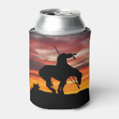 Atemberaubender Sonnenuntergang mit Ende der Trail Dosenkühler (Kanne Vorderseite)