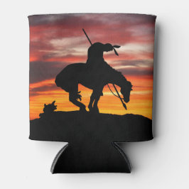 Atemberaubender Sonnenuntergang mit Ende der Trail Dosenkühler