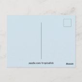 Atemberaubender Sonnenuntergang Postkarte (Rückseite)