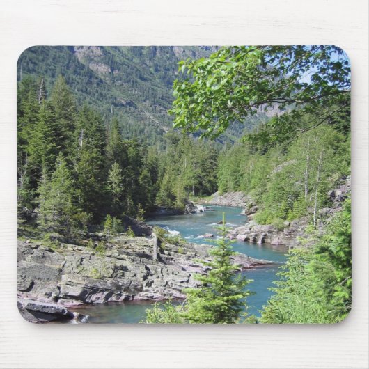Atemberaubender staatlicher Wald Mousepad (Vorne)