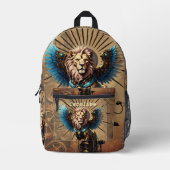 Atemberaubender Steampellion Bedruckter Rucksack (Vorderseite)