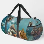Atemberaubender Steampenfisch Duffle Bag (Rechte Ecke)