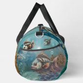 Atemberaubender Steampenfisch Duffle Bag (Rechts)
