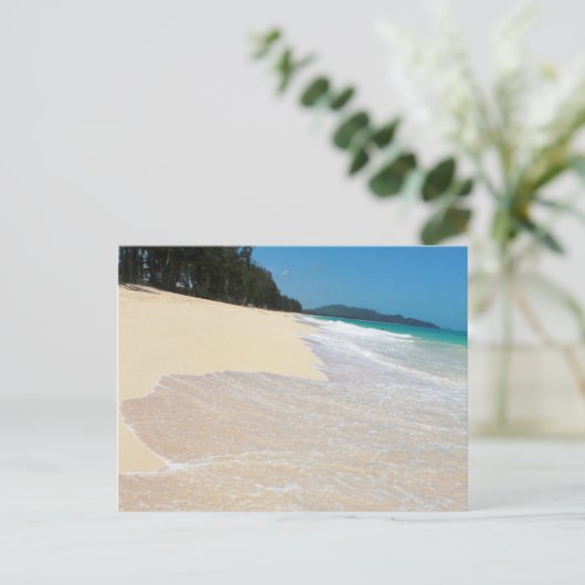 atemberaubender Strand II Postkarte (Stehend Vorderseite)