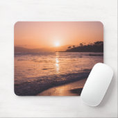 Atemberaubender Strand-Sonnenuntergang Mousepad (Mit Mouse)