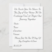 Atemberaubender Strand und Sonnenuntergang Einladu Einladung (Rückseite)