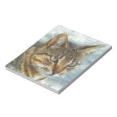 Atemberaubender Tabby-Kat Nah Up Graphit Pencil Po Notizblock (Rotiert)