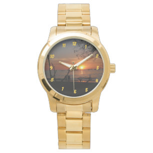 Atemberaubender Tamarindo-Sonnenuntergang Armbanduhr