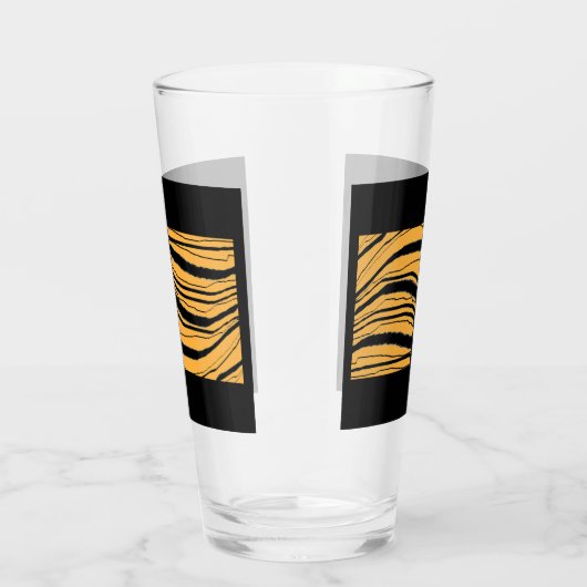 ATEMBERAUBENDER TIGER STRIPES Beer Glas (Rechts)