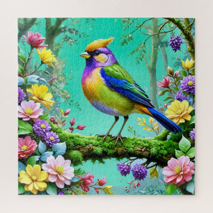 Atemberaubender Tropenvogel Puzzle