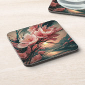 Atemberaubender Untersetzer Cherry Blossom (Linke Seite)