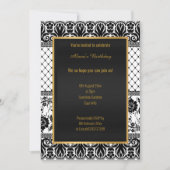 Atemberaubender Vintager, weißer JEDEN ANLASS Einladung (Vorderseite)