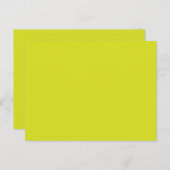 Atemberaubender Visueller Appell Gelber Hintergrun Postkarte (Vorne/Hinten)