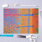 Atemberaubender Wald der Moderne Seidenpapier (Handwerk)