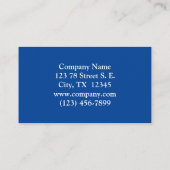 Atemberaubender Wald der Moderne Visitenkarte (Rückseite)