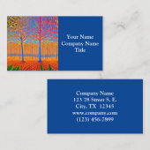 Atemberaubender Wald der Moderne Visitenkarte (Vorne/Hinten)