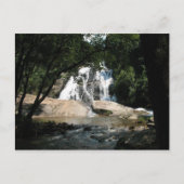 Atemberaubender Wasserfall in Südafrika Postkarte (Vorderseite)