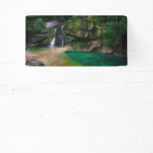 Atemberaubender Wasserfall Virje, Slowenien Poster Banner (InSitu)