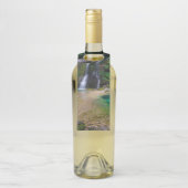 Atemberaubender Wasserfall Virje, Slowenien Poster Flaschenanhänger (Auf Flasche)