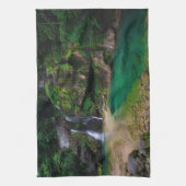 Atemberaubender Wasserfall Virje, Slowenien Poster Geschirrtuch (Vertikal)