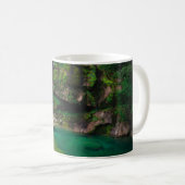 Atemberaubender Wasserfall Virje, Slowenien Poster Kaffeetasse (VorderseiteRechts)