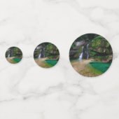 Atemberaubender Wasserfall Virje, Slowenien Poster Konfetti (Vorderseiten)