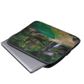 Atemberaubender Wasserfall Virje, Slowenien Poster Laptopschutzhülle (Vorne Knopf)