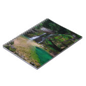 Atemberaubender Wasserfall Virje, Slowenien Poster Notizblock (Linke Seite)