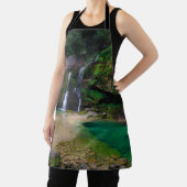 Atemberaubender Wasserfall Virje, Slowenien Poster Schürze (InSitu)
