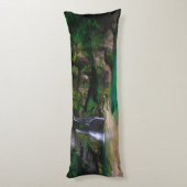 Atemberaubender Wasserfall Virje, Slowenien Poster Seitenschläferkissen (Rückseite (Vertikal))