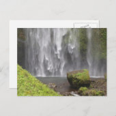 Atemberaubender Wasserfall von Oregon Postkarte (Vorne/Hinten)