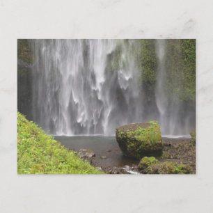 Atemberaubender Wasserfall von Oregon Postkarte