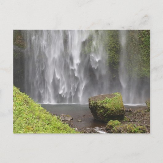 Atemberaubender Wasserfall von Oregon Postkarte (Vorderseite)