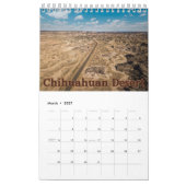 Atemberaubender Wüstenvorführkalender Kalender (Mär 2027)