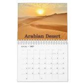 Atemberaubender Wüstenvorführkalender Kalender (Jan 2027)