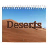 Atemberaubender Wüstenvorführkalender Kalender (Titelbild)