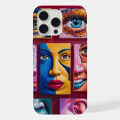 Atemberaubendes 3D-Crimson-Sticker-Design für Frau iPhone Hülle (Rückseite)