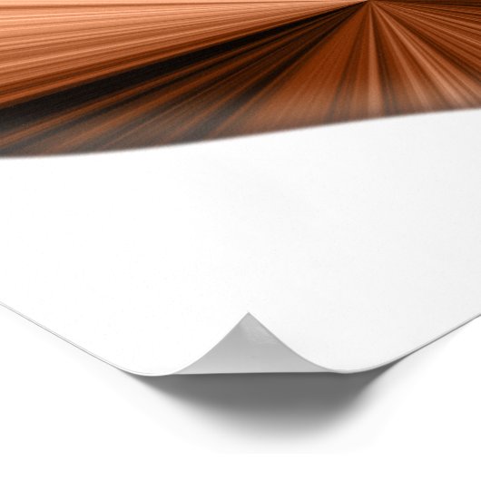 Atemberaubendes 3D-Herz-Design-Poster Poster (Ecke)