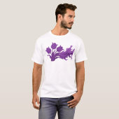 ATEMBERAUBENDES ABSTRAKTES BLUMEN Originaldesign T-Shirt (Vorne ganz)