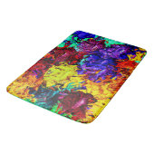 Atemberaubendes Abstraktes Muster Badematte (Schrägansicht)