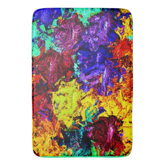 Atemberaubendes Abstraktes Muster Badematte (Vorderseite Vertikal)