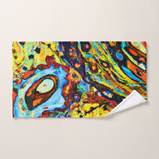 Atemberaubendes Abstraktes Muster Badhandtuch Set (Handtuch)