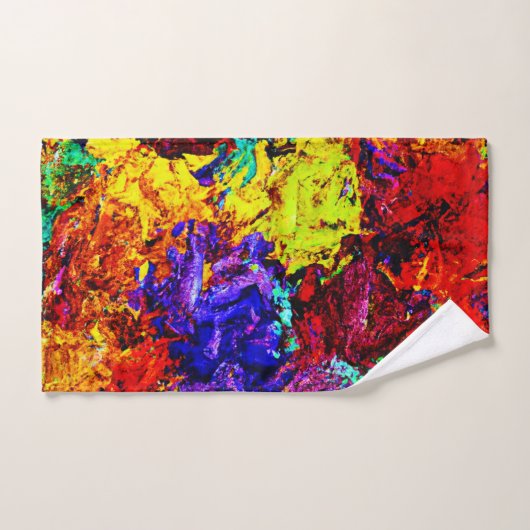 Atemberaubendes Abstraktes Muster Badhandtuch Set (Handtuch)