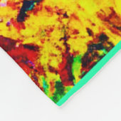 Atemberaubendes Abstraktes Muster Fleecedecke (Ecke)