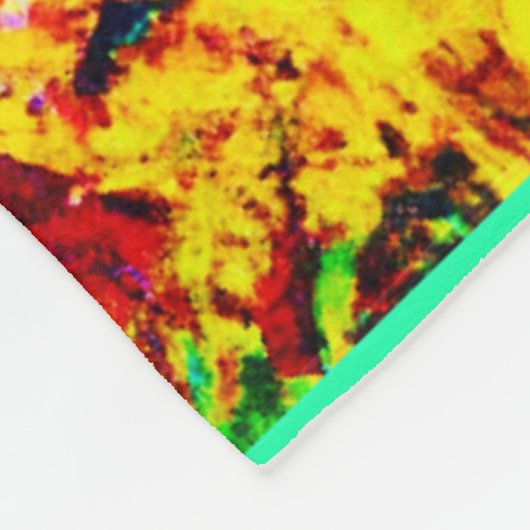 Atemberaubendes Abstraktes Muster Fleecedecke (Ecke)