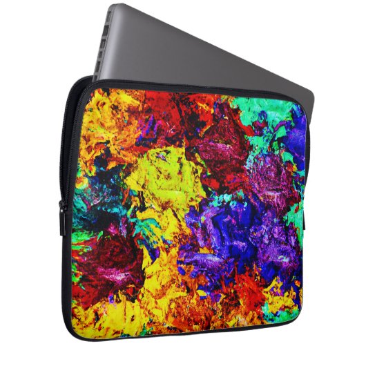 Atemberaubendes Abstraktes Muster Laptopschutzhülle (Vorne Rechts)