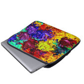 Atemberaubendes Abstraktes Muster Laptopschutzhülle (Vorne Knopf)