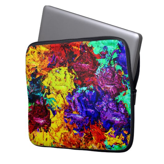 Atemberaubendes Abstraktes Muster Laptopschutzhülle (Vorderseite Links)