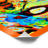 Atemberaubendes Abstraktes Muster Poster (Ecke)